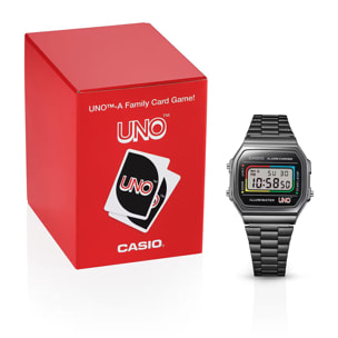 Reloj Casio A168WEUC-1AER Unisex Digital Cuarzo con Correa de Acero inoxidable
