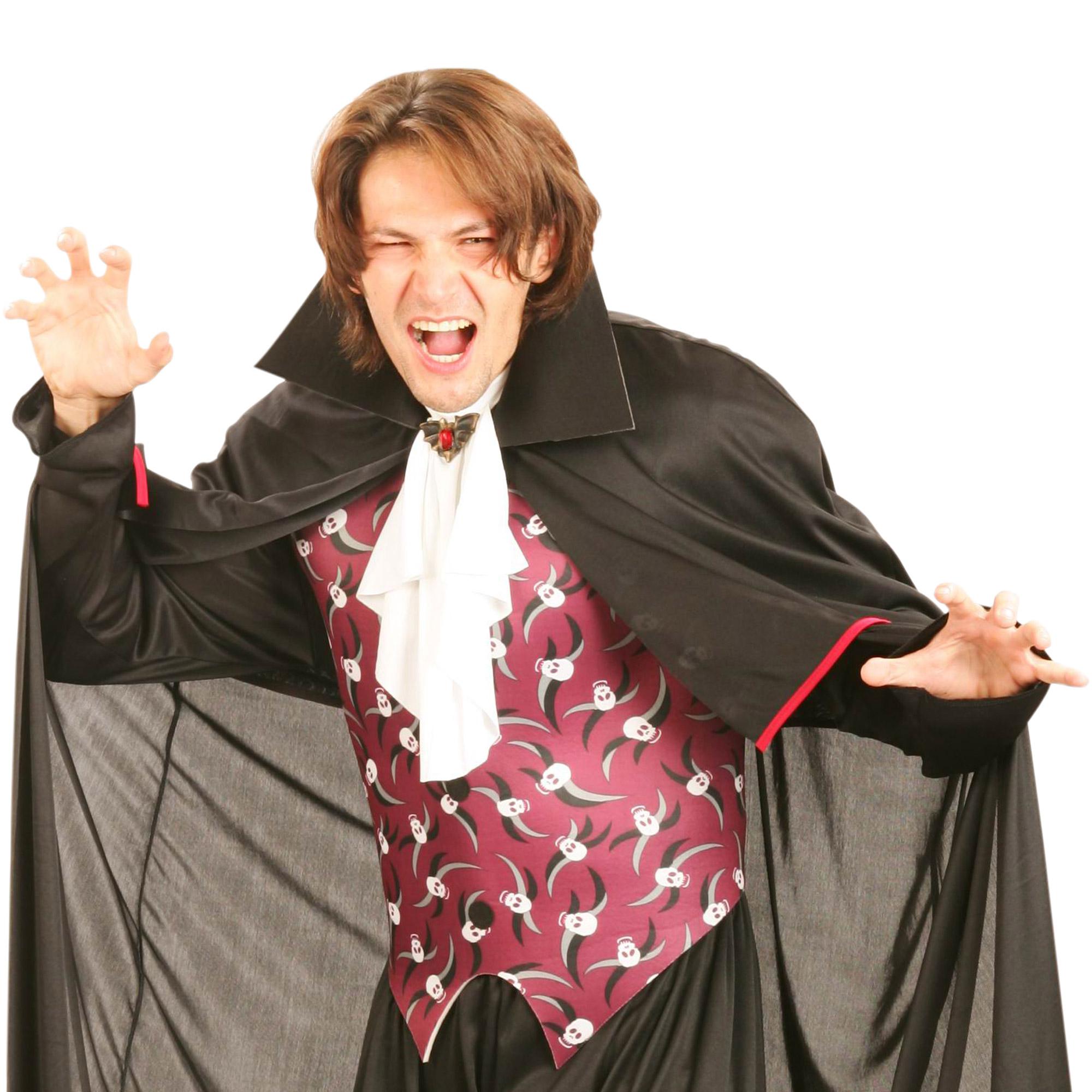 Vampiro Conte Dracula Costume Halloween Uomo