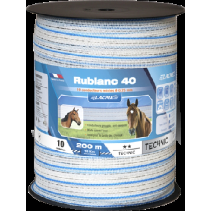 RUBLANC 40 à 10 conducteur - BOBINE de 200M - Lacmé - 635900