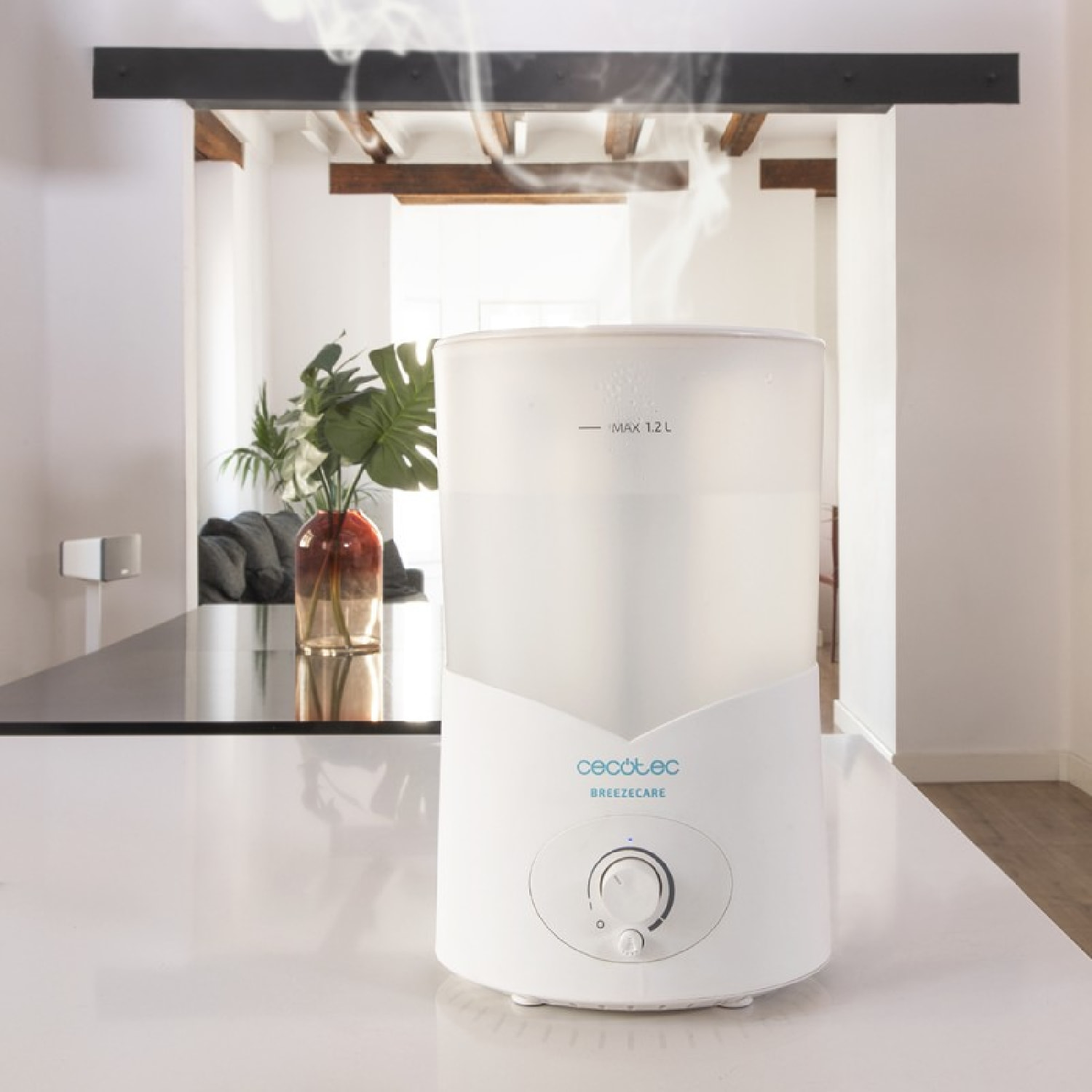 Cecotec Humidificateur BreezeCare 2600 Light Smart. 260 ml/h d’Humidification ma