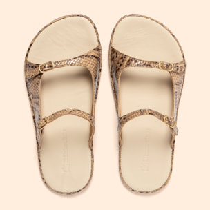 Sandalias N5684 SNAKE BEIG/ BARE SANDALS color Beig