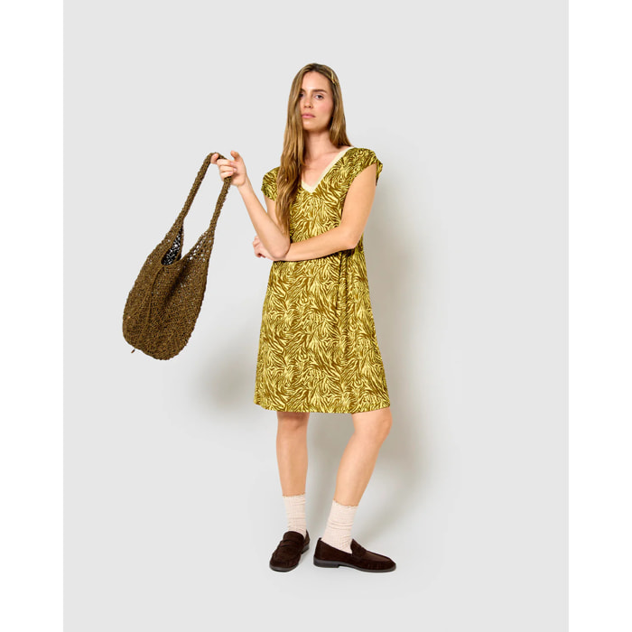 Vestido corto soft chandra verde