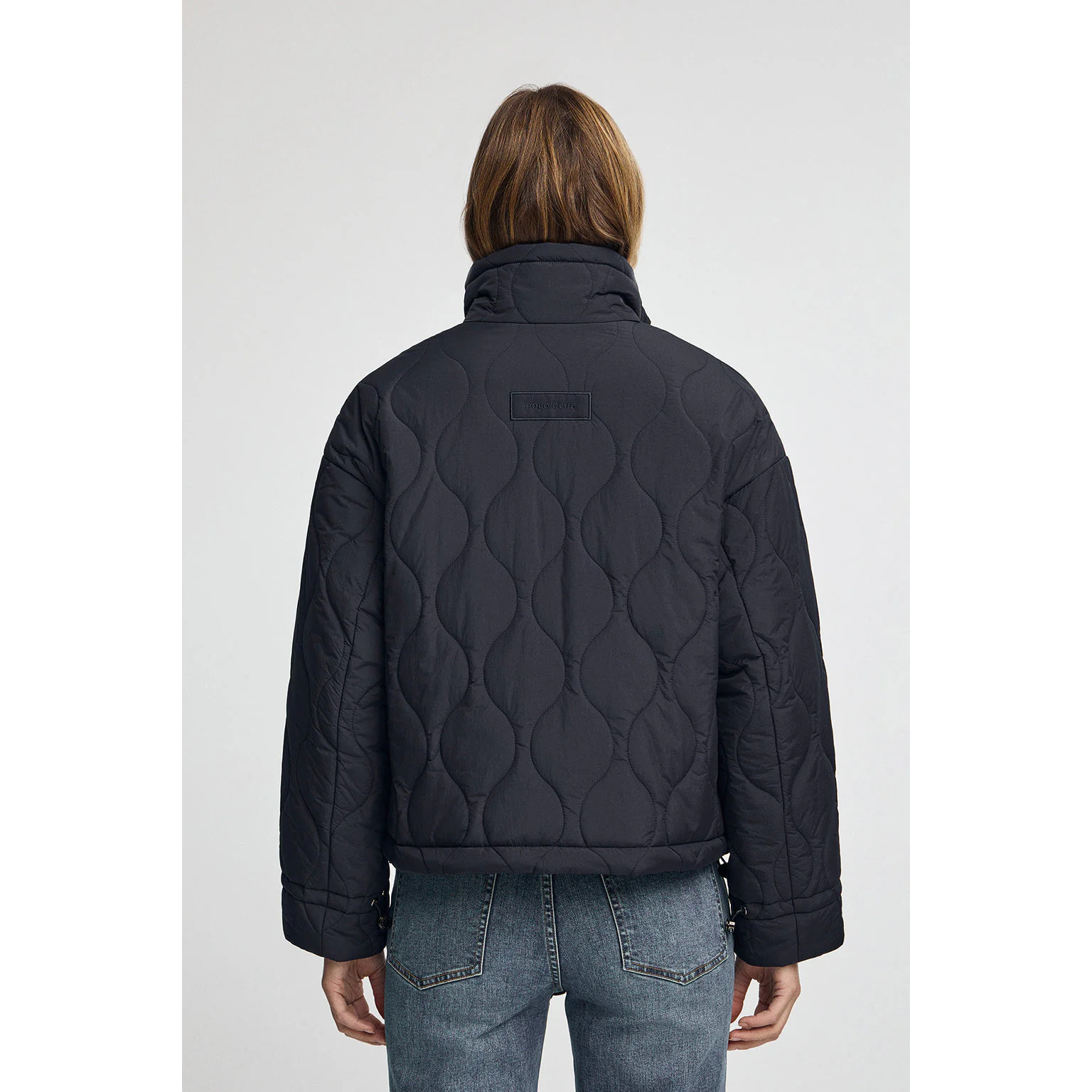 Chaqueta Gadea azul marino con logo Polo Club