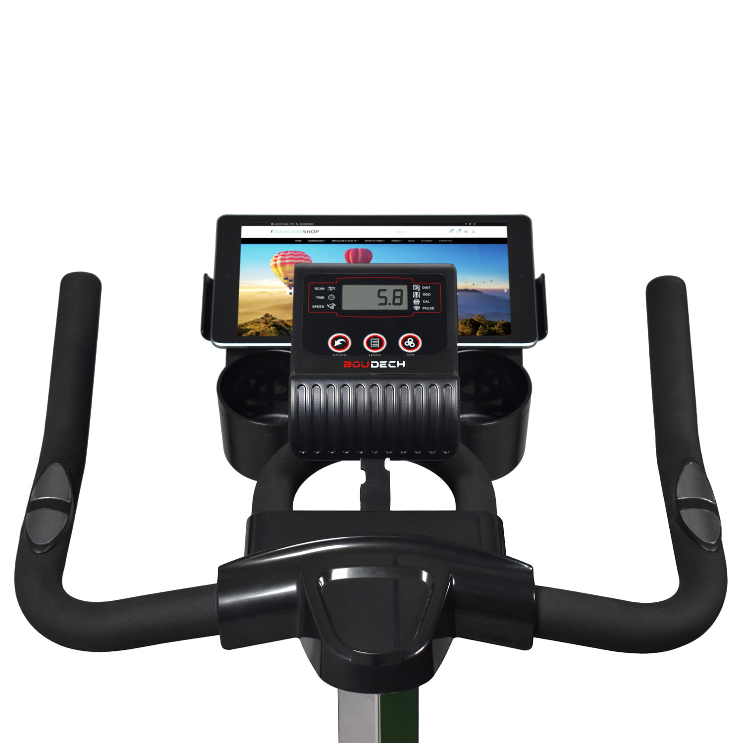 BOLD 1600 - Cyclette da corsa professionale con volano da 16 kg, display LCD, software di monitoraggio