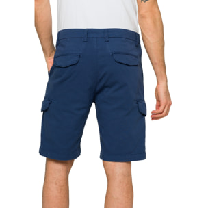 Bermudas Hot Buttered Sanur cargo Azul