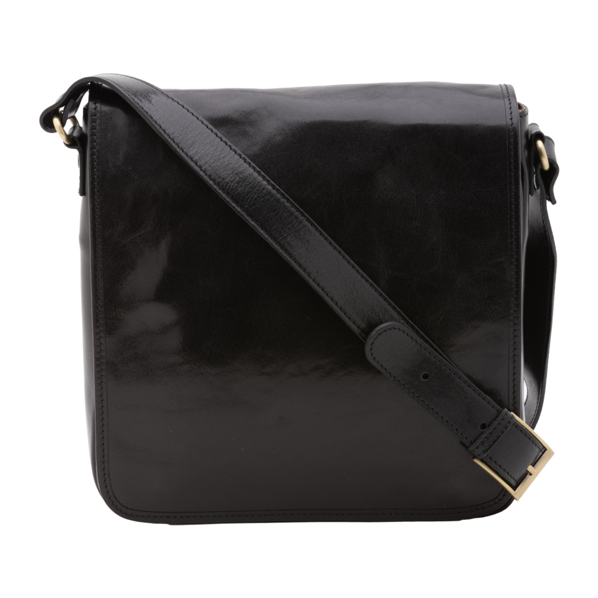 Borsa a tracolla  da uomo In Vera pelle Made in Italy 29x28x9 cm