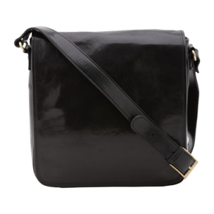 Borsa a tracolla  da uomo In Vera pelle Made in Italy 29x28x9 cm