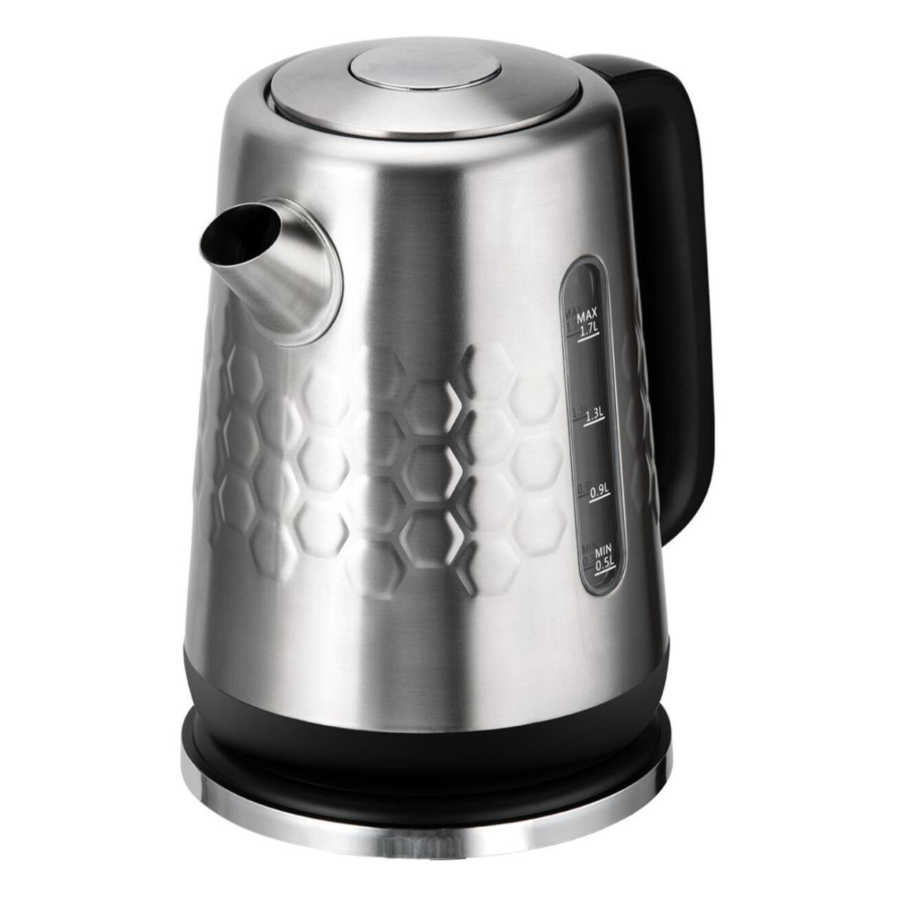 Bouilloire électrique programmable en inox 1,7l