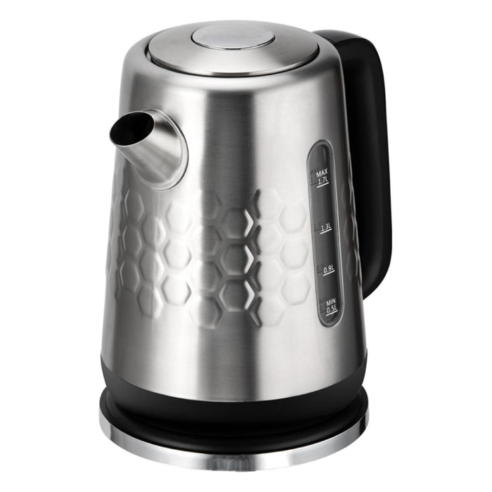 Bouilloire électrique programmable en inox 1,7l