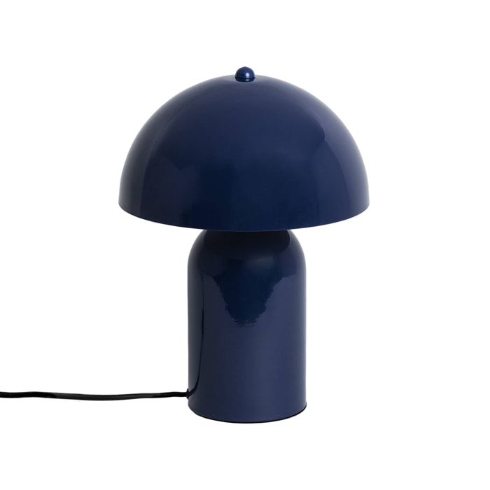 Lampe de table intérieur métal bleu Ø 25cm Marco