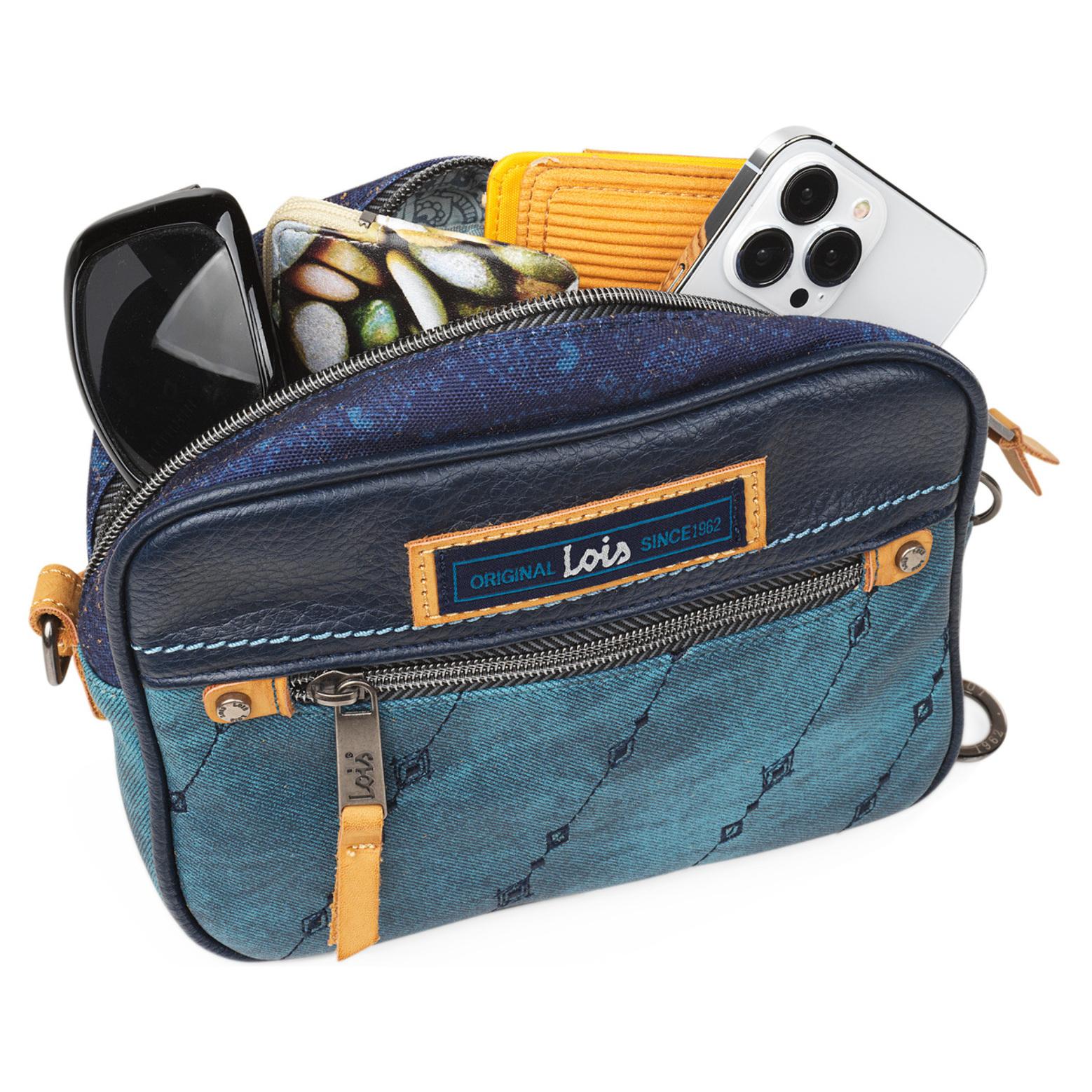 Bolso Bandolera Mujer Sint/Pu Lois Venice Azul