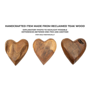 DECORAZIONE HAK IN TEAK RIC. CM16X14X4,5 (PEZZI UNICI - NON RIP. IN SERIE)