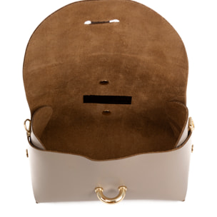 Aurora Bolso bandolera Mujer. Piel auténtica Ruga