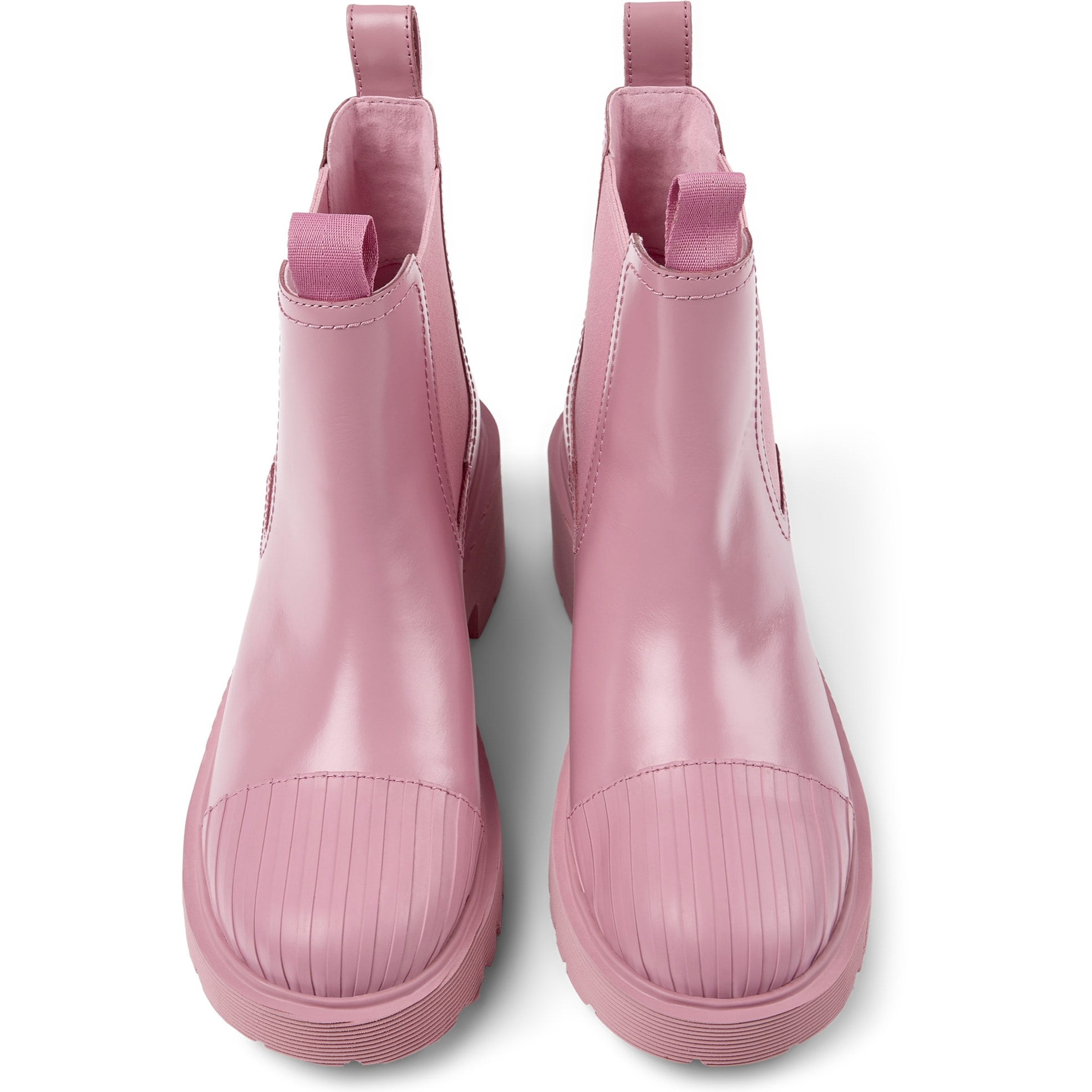 Botines - CAMPER Milah - Rosa - Cuero liso