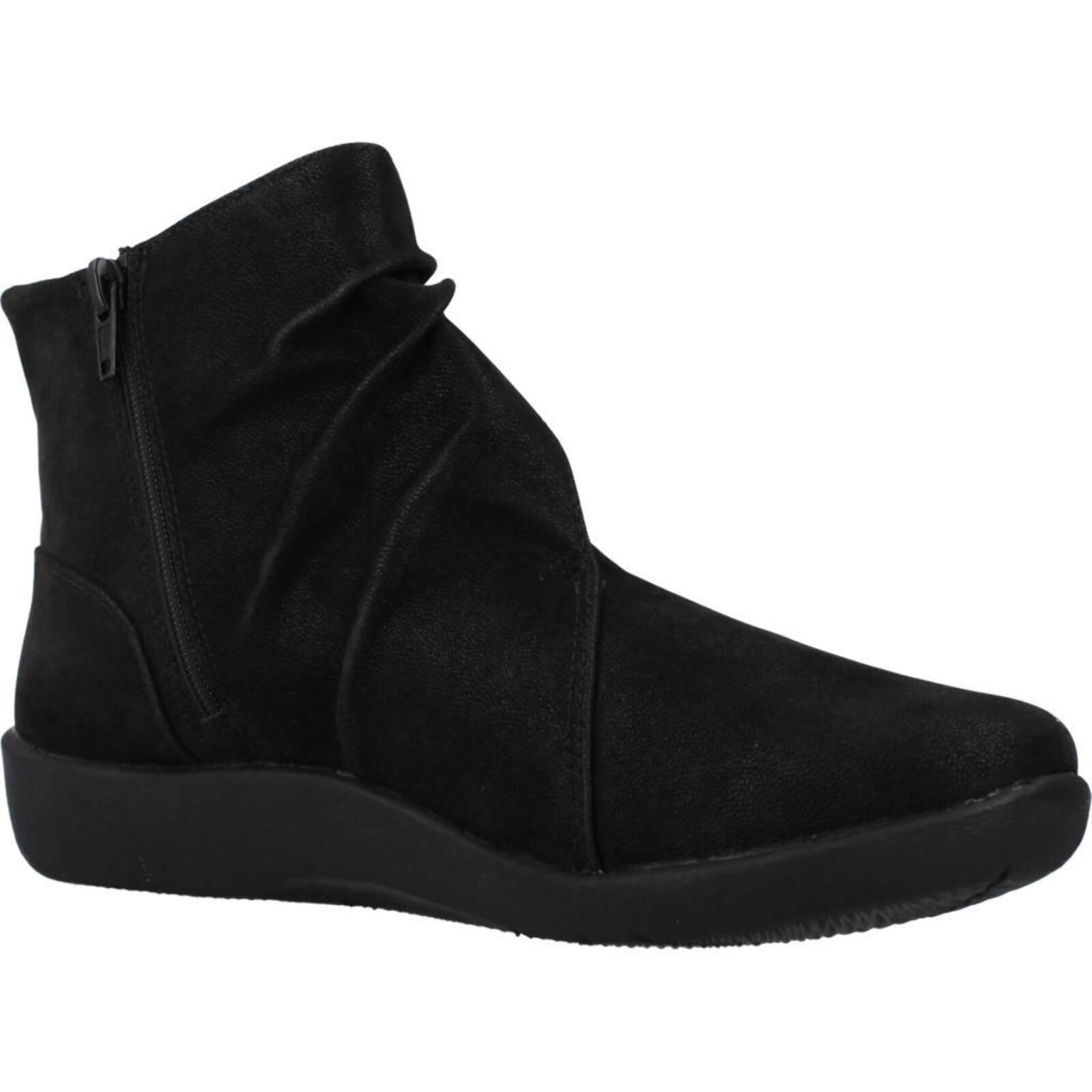 Botines Mujer de la marca CLARKS  modelo SILLIAN TANA NEGRO