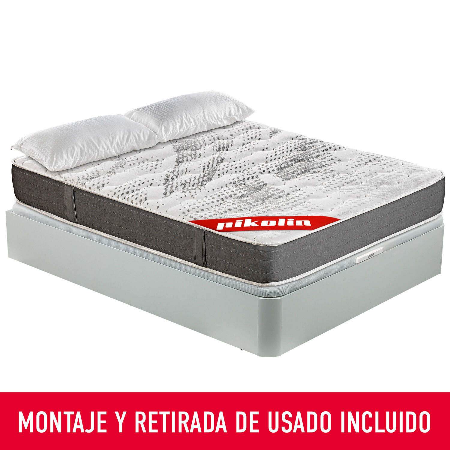 Colchón Muelles + Canapé Abatible + Almohada Fibra | ENVIO, MONTAJE Y RETIRADA INCLUIDO | Kale