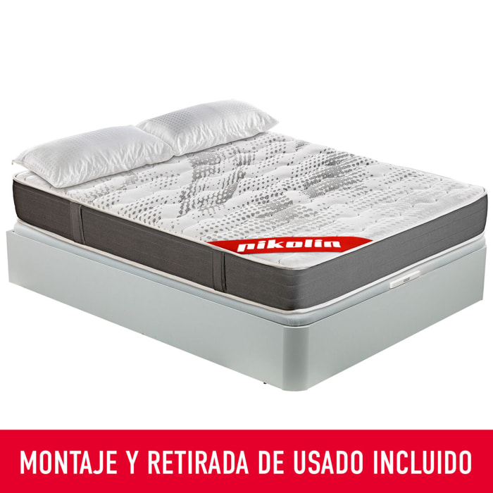 Colchón Muelles + Canapé Abatible + Almohada Fibra | ENVIO, MONTAJE Y RETIRADA INCLUIDO | Kale