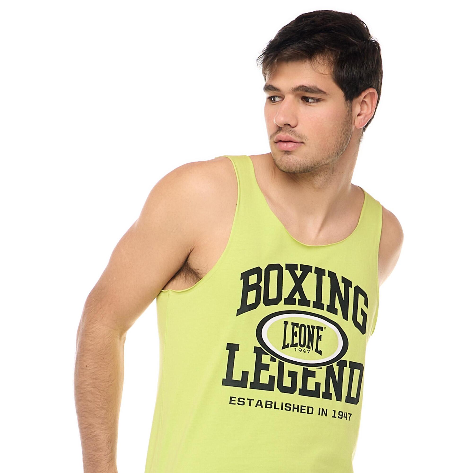 Canotta da uomo con stampa "Boxing Legend" Leone Active