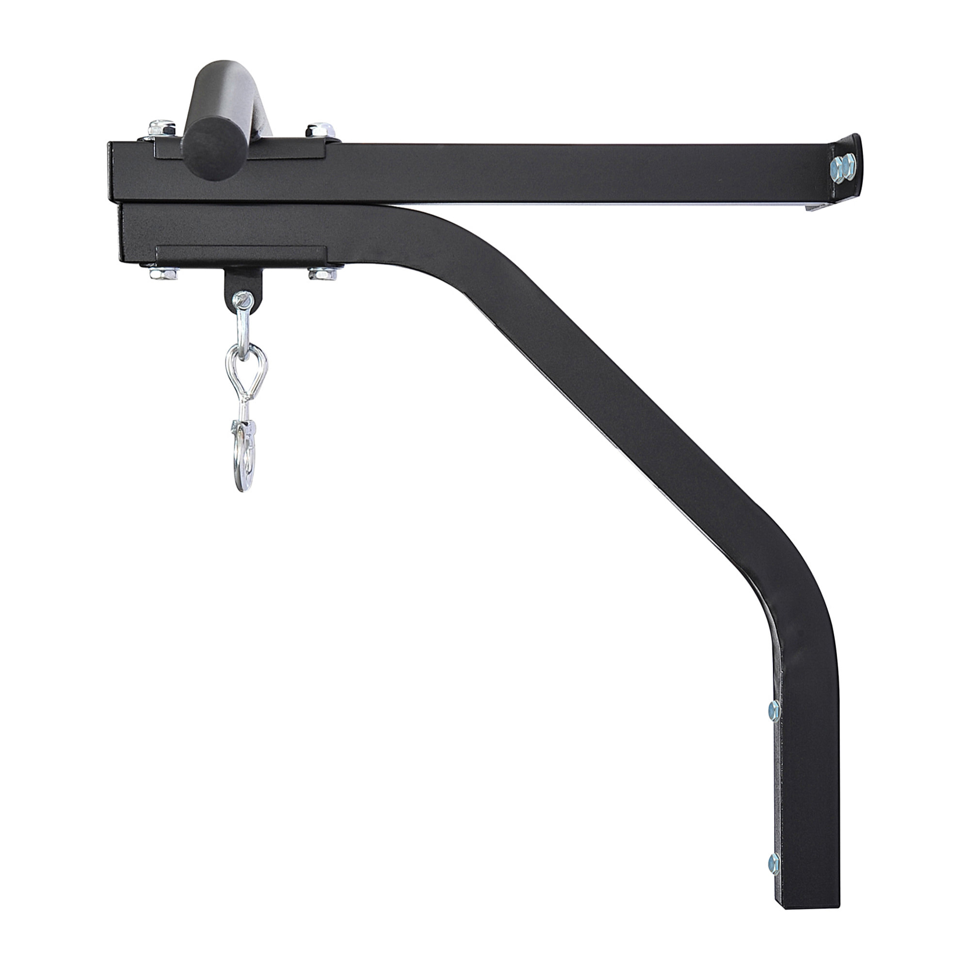 2 en 1 Barra de Dominadas para Pared Acero Soporte de Saco de Boxeo 93x47x51 cm