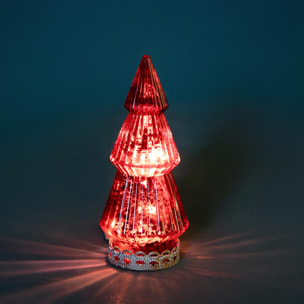Albero natale con led - Pezzi 6 - ROSSO - Bianchi Dino SpA