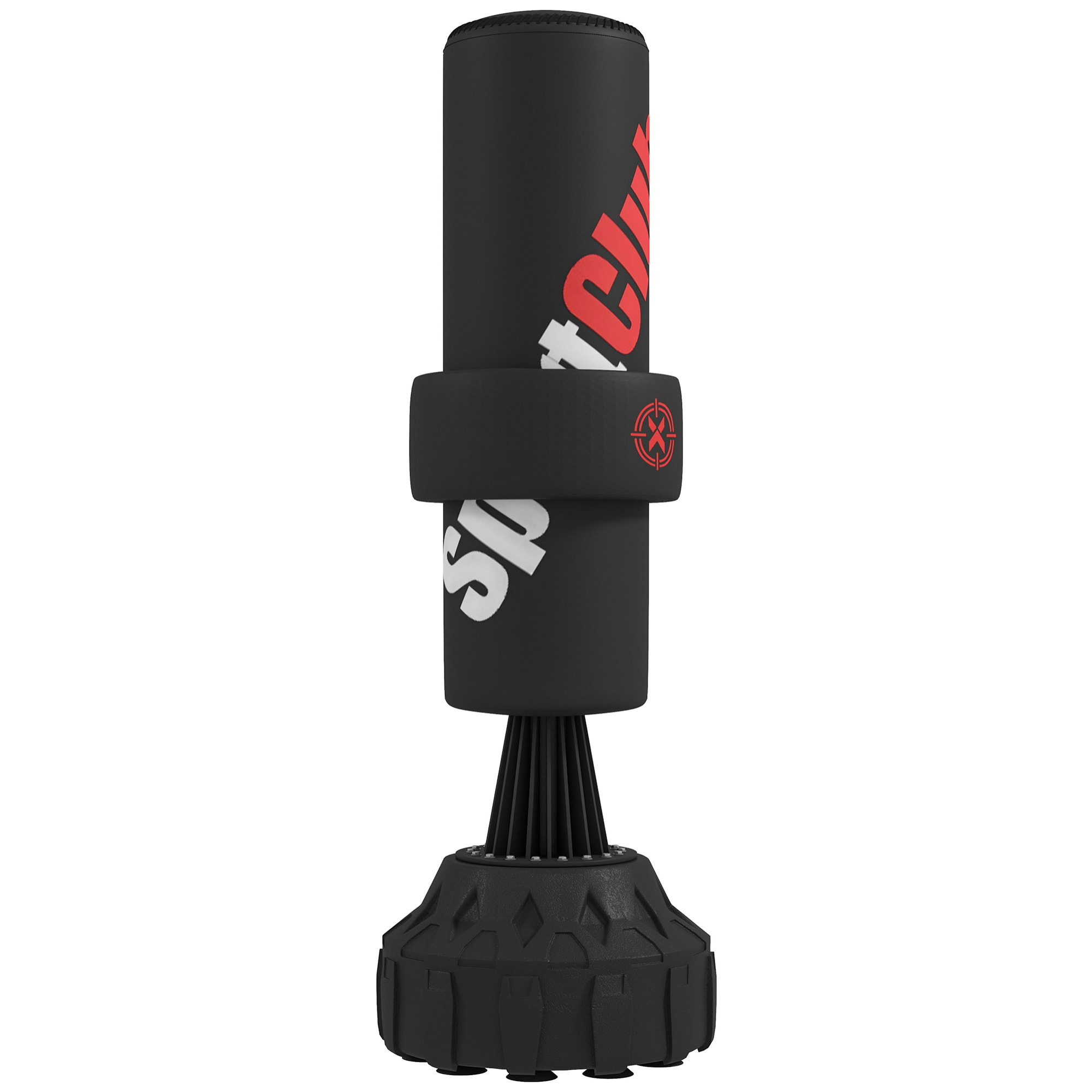 Saco de Boxeo de Pie 175 cm, Saco de Boxeo para Adultos, Altura Ajustable de Banda 65â‚¬â€œ175 cm, Base Rellenable con Ventosas, Amortiguador, Incluye Venda, Entrenamiento MMA, Muay, Negro