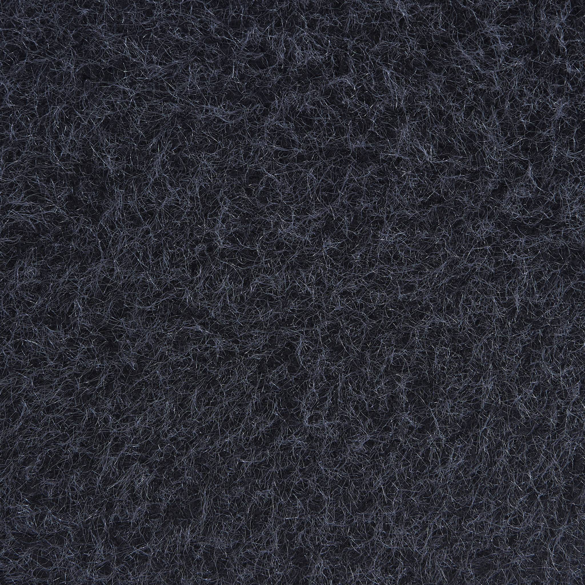 Chauffeuse tissu effet alpaca 3 places. bleu nuit. style contemporain. L 91 x P 105 x H 72cm