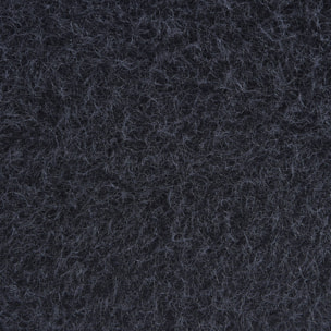 Chauffeuse tissu effet alpaca 3 places. bleu nuit. style contemporain. L 91 x P 105 x H 72cm