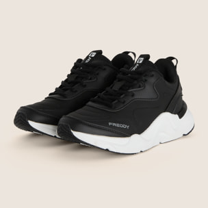 Sneakers Donna Chunky in Similpelle Nubuk con Suola EVA