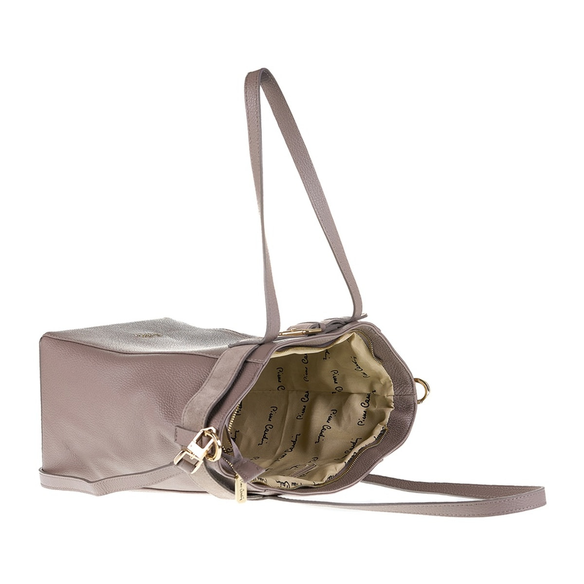 Borsa a spalla da donna Made in Italy - Modello Celeste Elite - 100% pelle - 42.0 x 30.0 x 16.0 cm