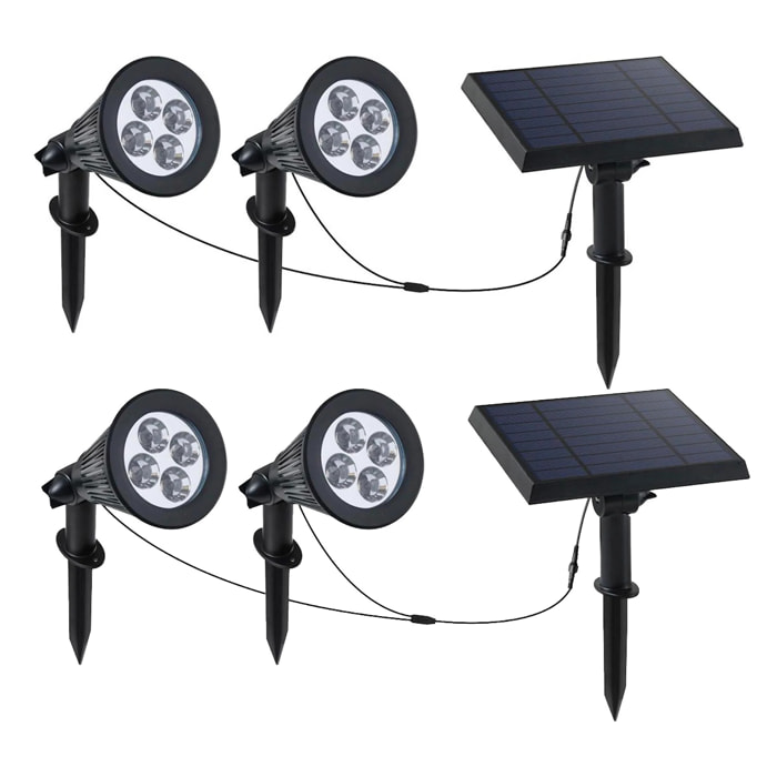 2 Spot solaire connecté FAMILY SPIKY 400LM