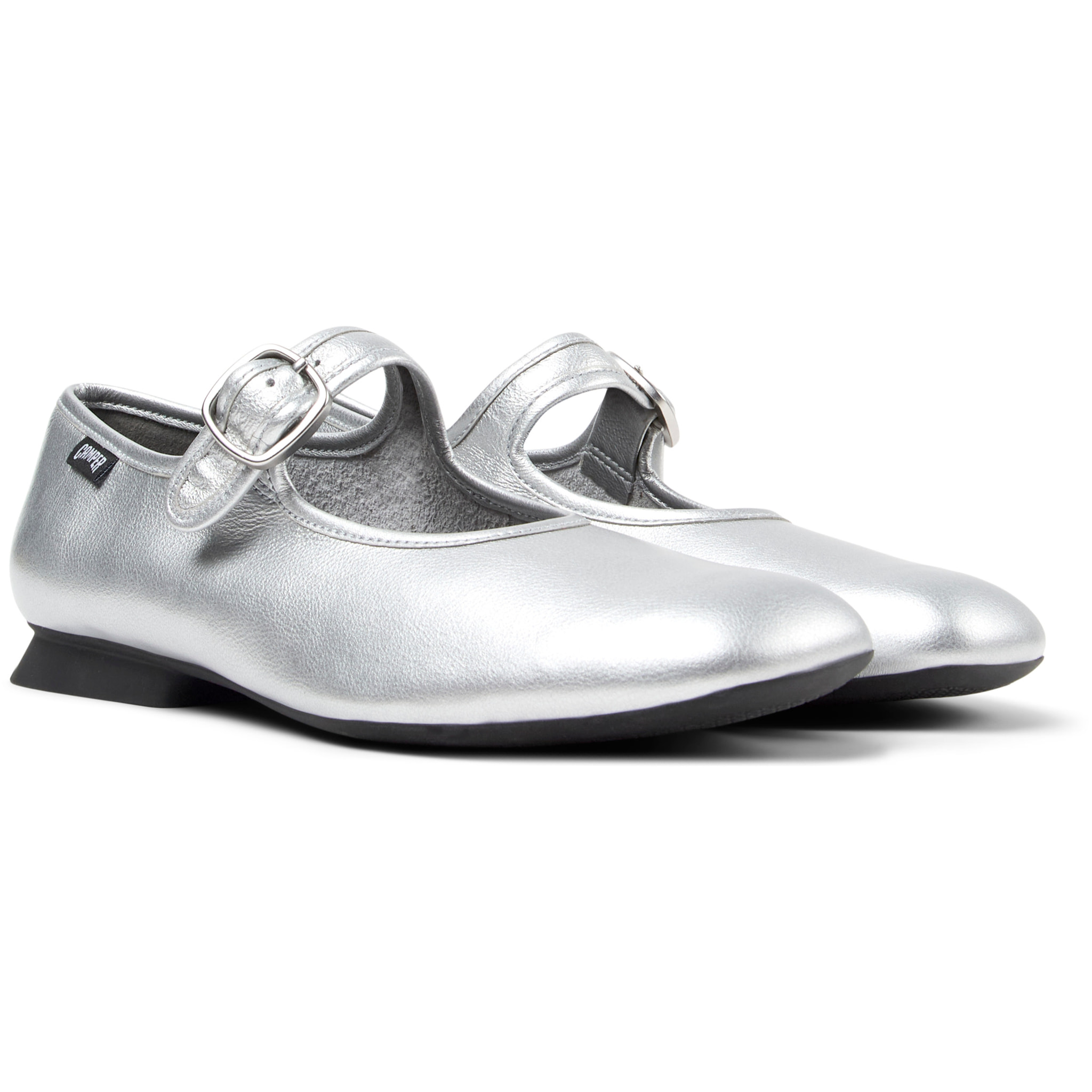 Bailarinas - CAMPER Casi Myra - Gris - Cuero liso