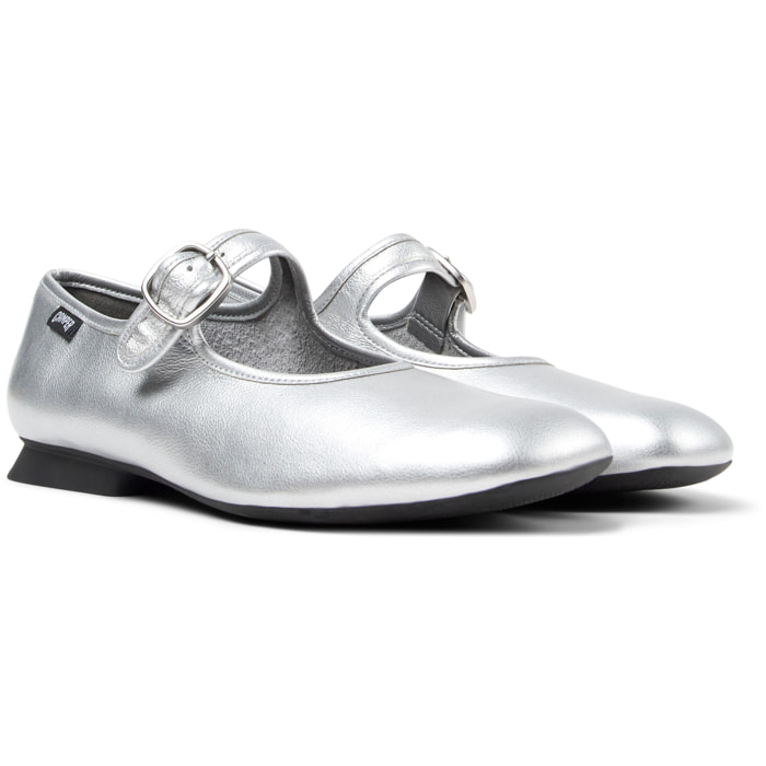 Bailarinas - CAMPER Casi Myra - Gris - Cuero liso