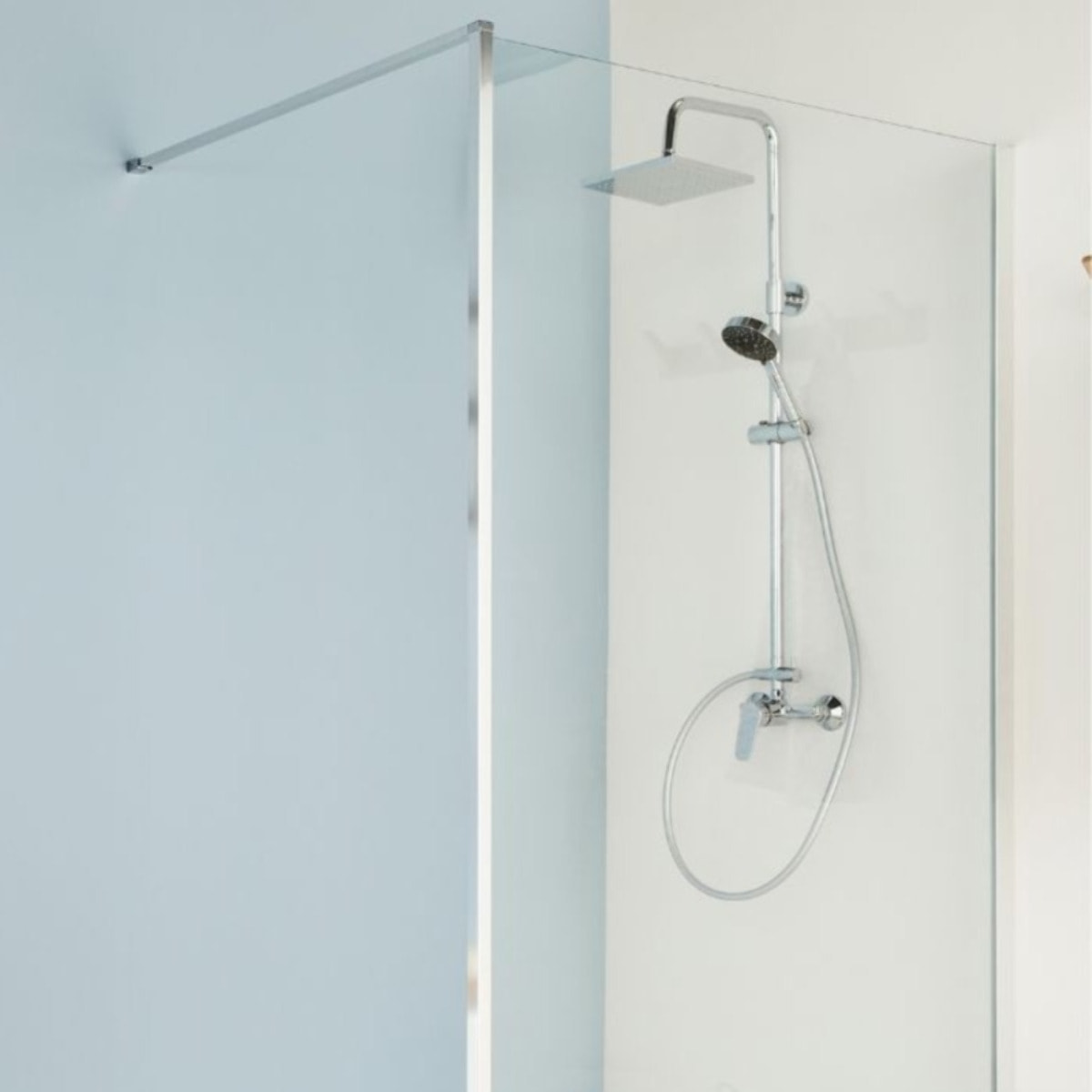 Paroi de douche à l'italienne Serenity 120 cm, Chrome Jacob Delafon