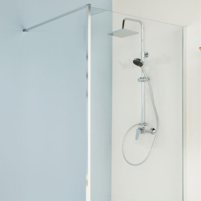 Paroi de douche à l'italienne Serenity 120 cm, Chrome Jacob Delafon