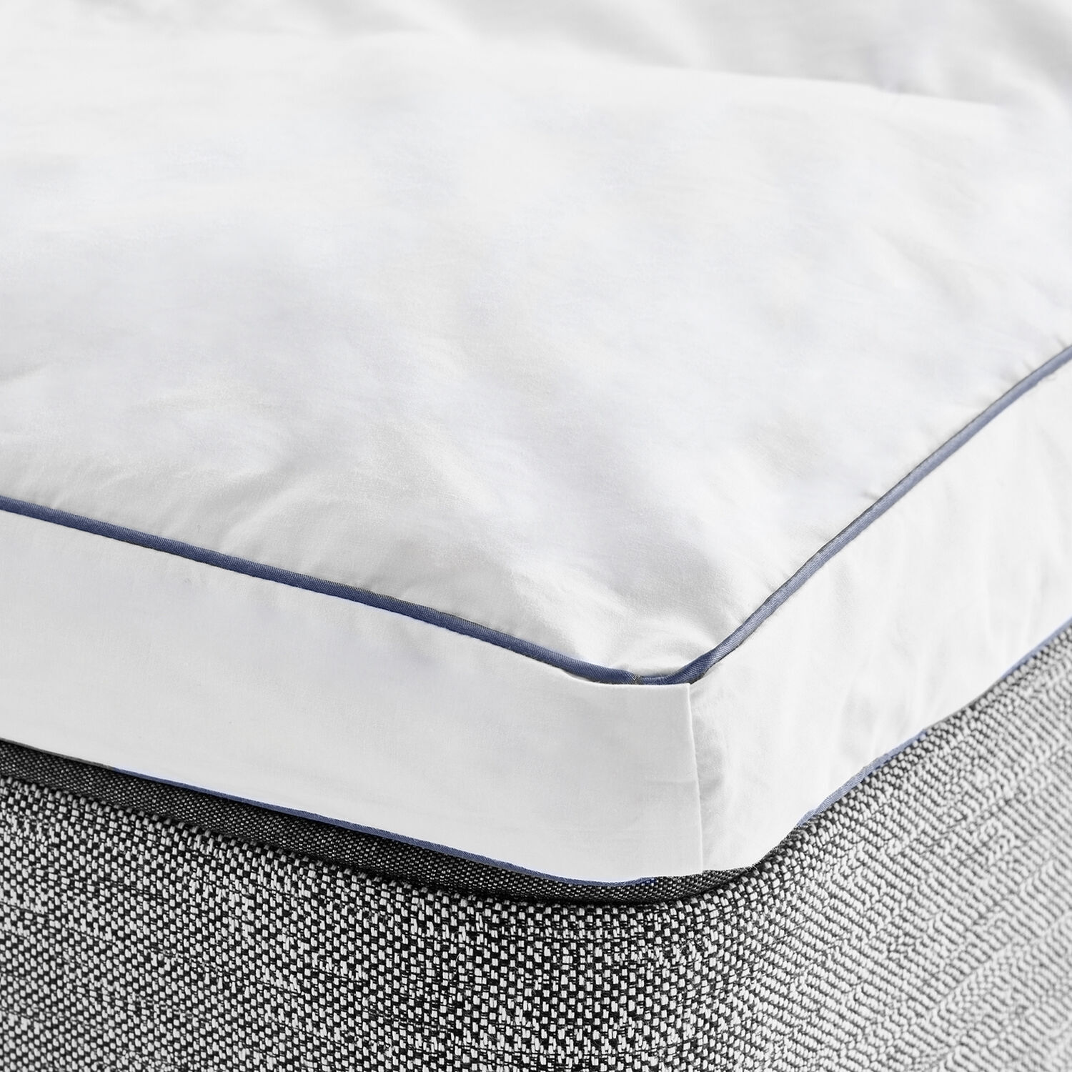 Topper de Plumón 100% Natural de 5cm de grosor | Confort Hotel de Lujo | Funda 100% Algodón