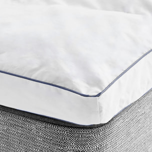 Topper de Plumón 100% Natural de 5cm de grosor | Confort Hotel de Lujo | Funda 100% Algodón