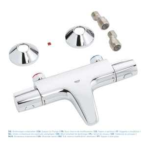 GROHE Precision Trend Mitigeur thermostatique Bain / Douche 1/2 Chromé 34227002