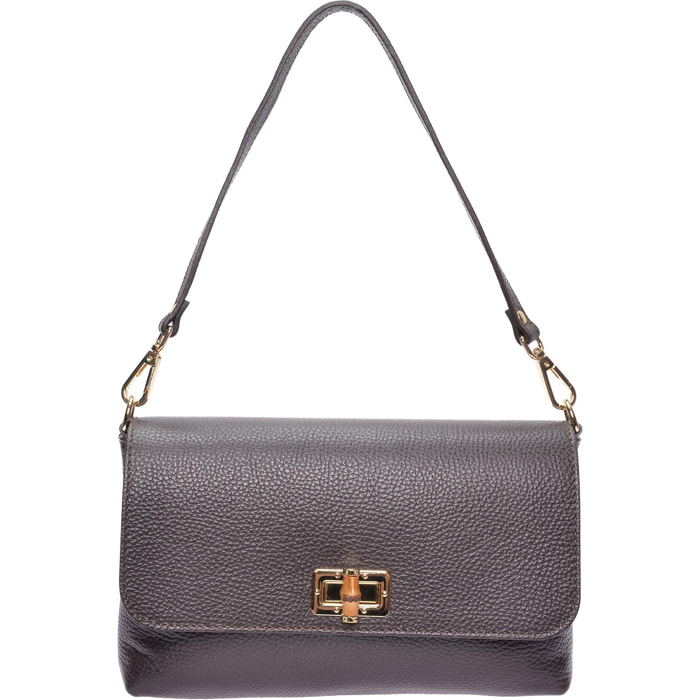 Borsa a tracolla Anna Luchini Marrone