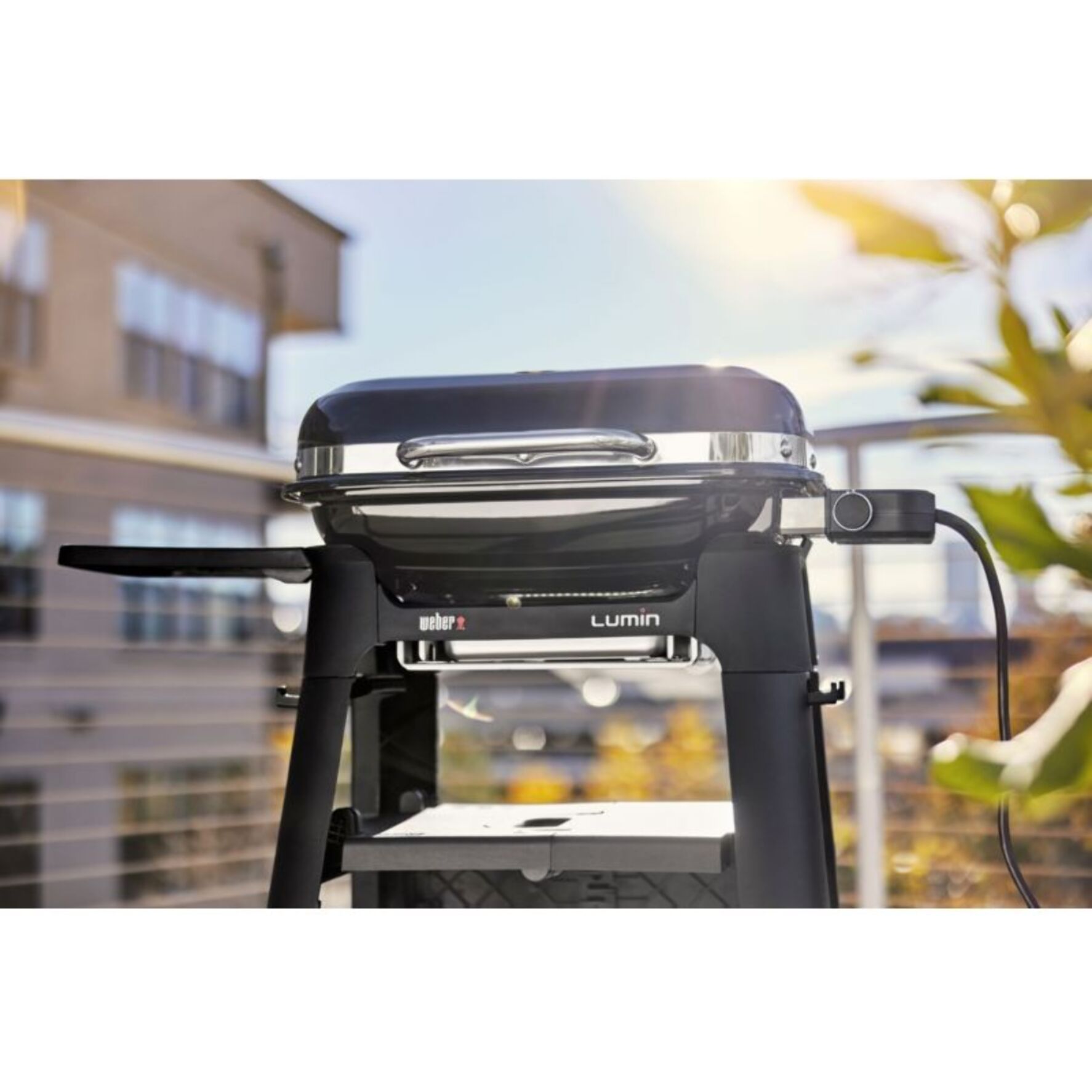 Barbecue électrique WEBER lumin compact black stand