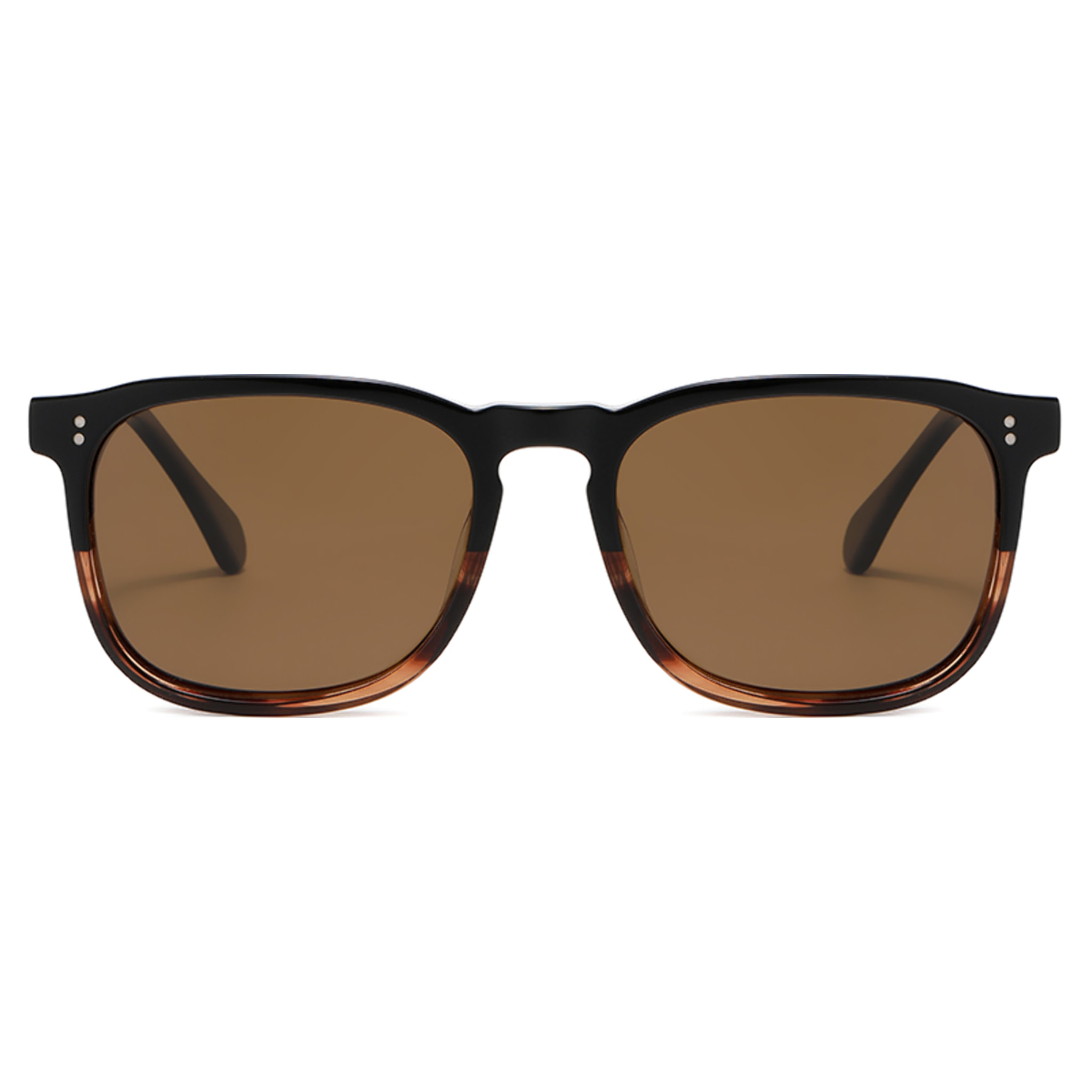 Gafas de sol PALO ALTO HYDE - Negro y marrón / Polarizada marrón