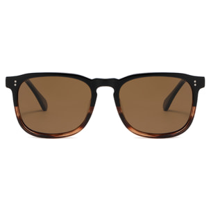 Gafas de sol PALO ALTO HYDE - Negro y marrón / Polarizada marrón