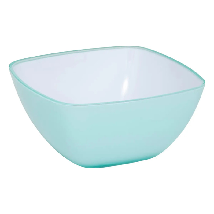 Saladier "Square" vert menthe 14x14cm
