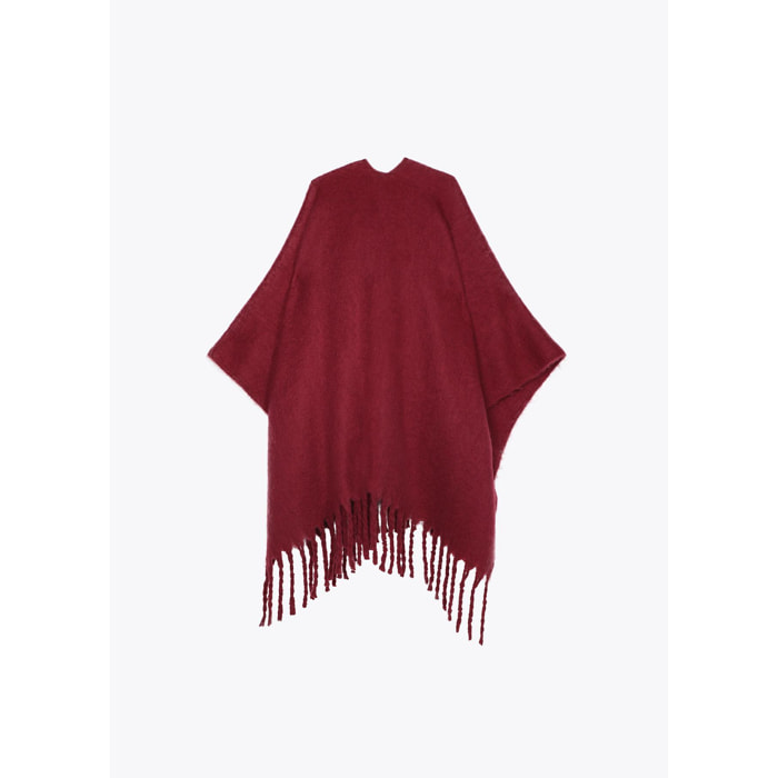 Mantella con Dettaglio di Frange