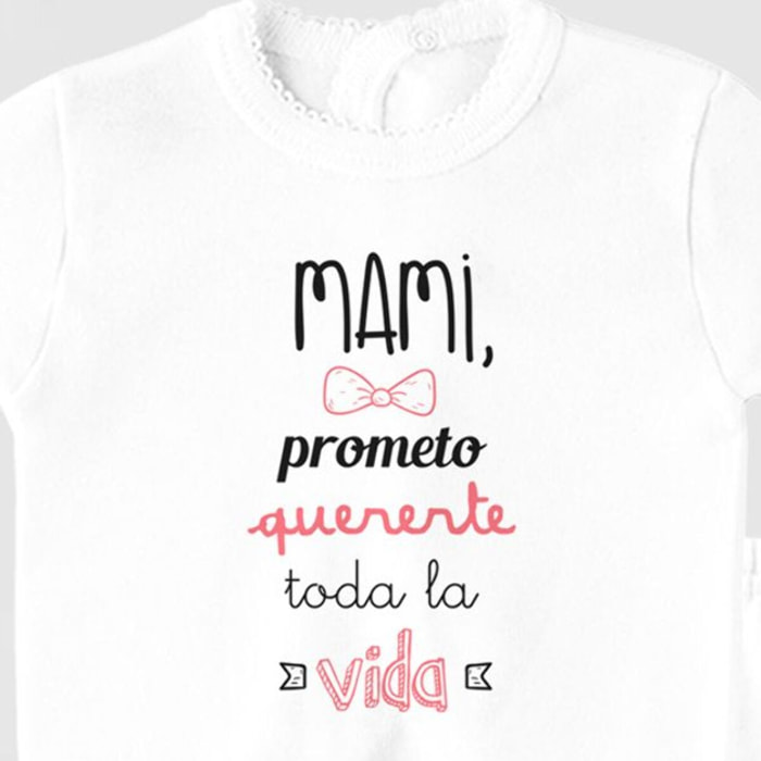 Conj Estampado Frase M Blanco Talla Nac