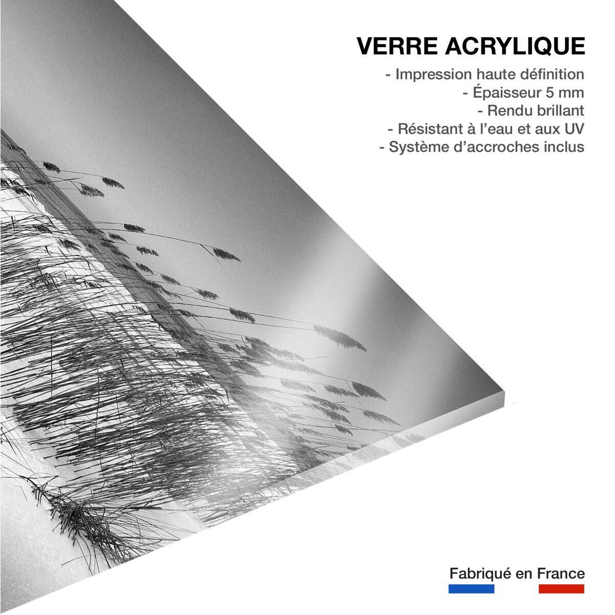 Tableau bord de plage on the beach  Tableau plexiglas