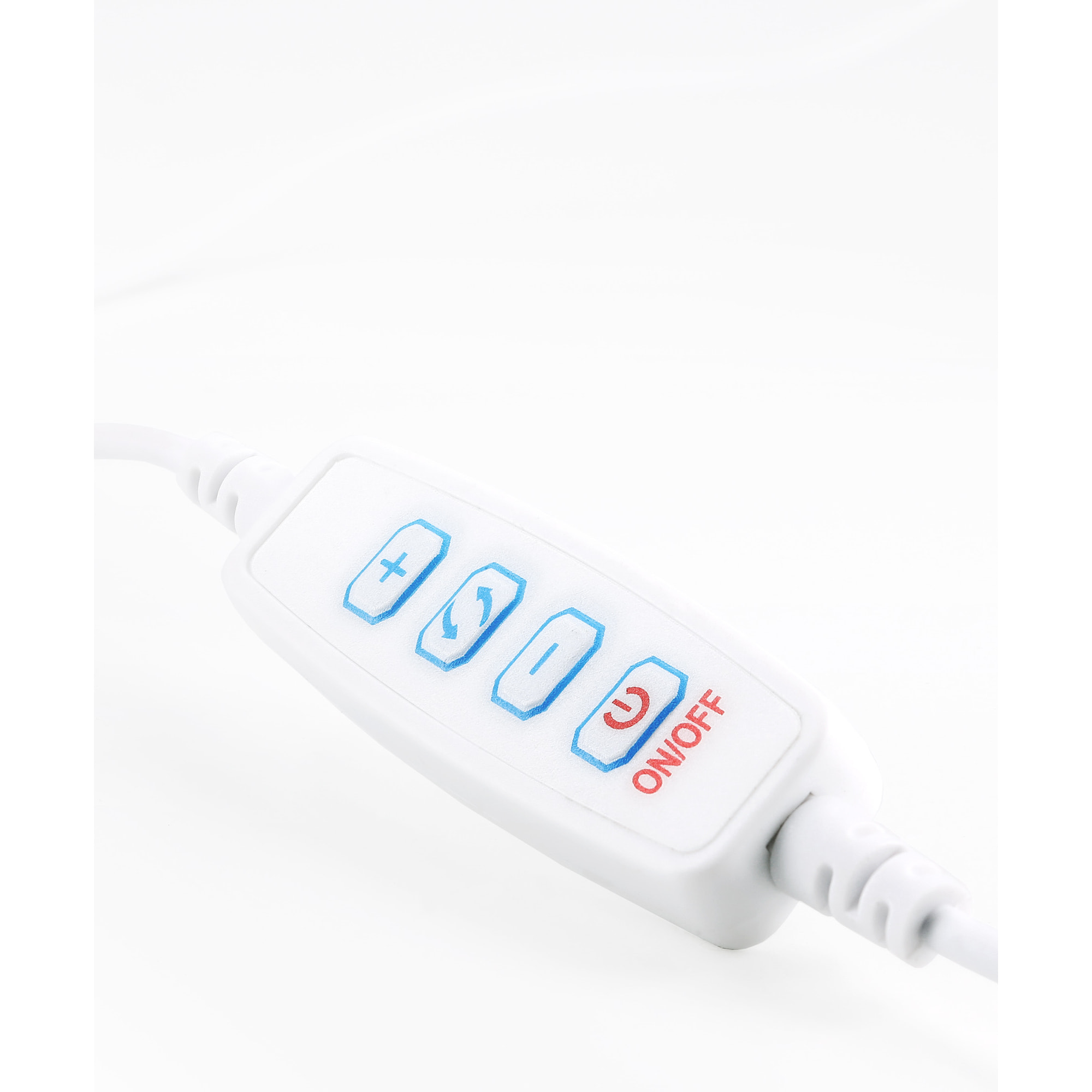 Forlight Servi Flexo portátil LED 4 W con Pinza para móvil. Regulador de tono e intensidad Brazo flexible. Blanco