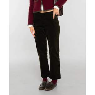 Pantalón de terciopelo efecto piel de melocotón