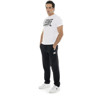 Pantalón de deporte de invierno para hombre sin puños con pequeño logo "Basic"