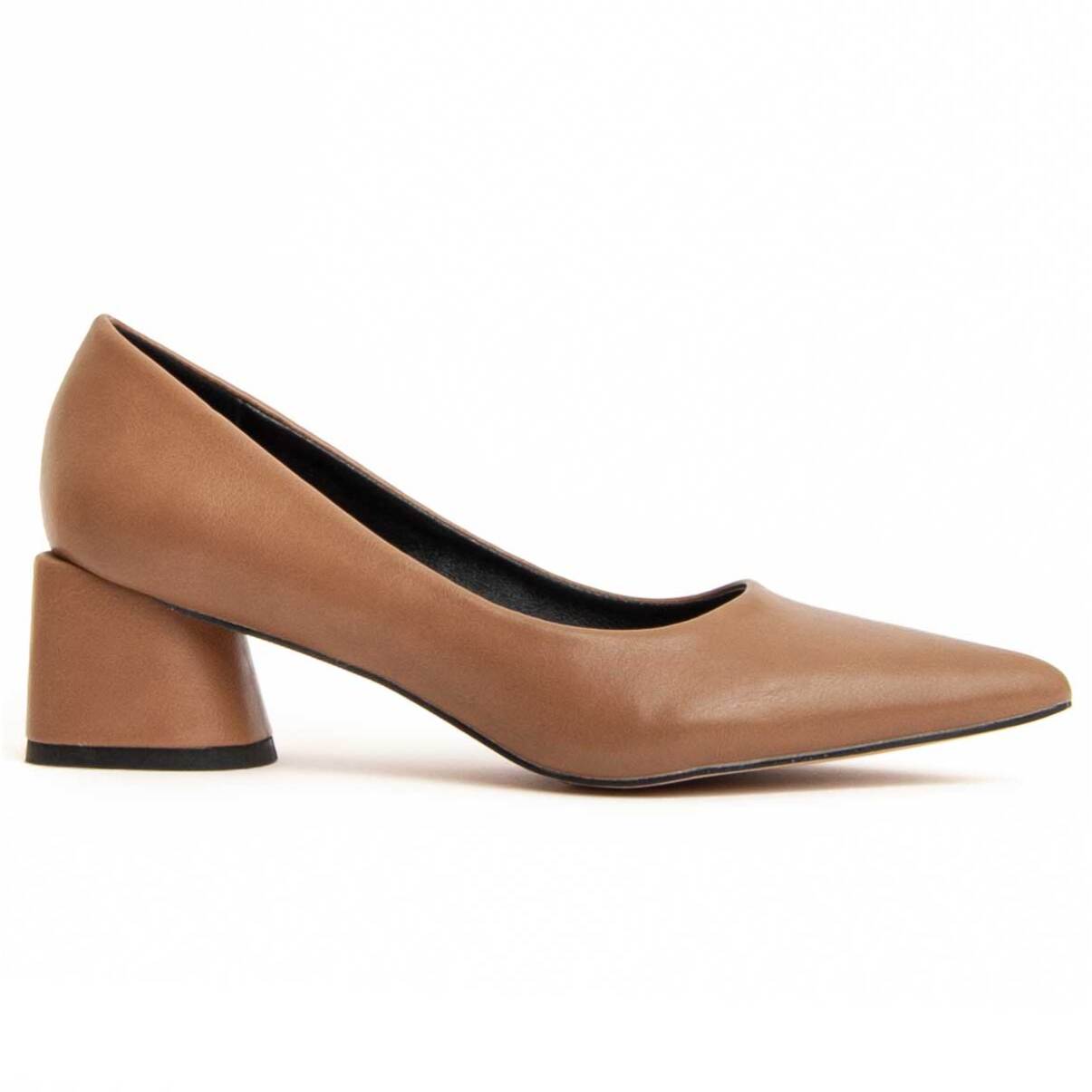 Zapato De Tacón - Beige - Altura: 4 Cm