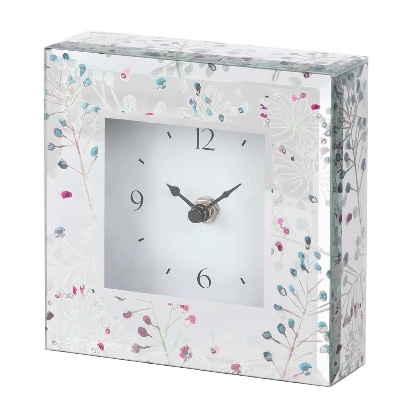 Reloj Cristal Impresion Foil 15x5x15 Cm